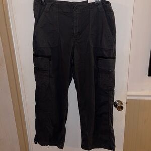 American Eagle Outfitters Dark Gray Cargo Pants